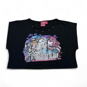 Vintage Monster High Y2K Bratz Crop Top